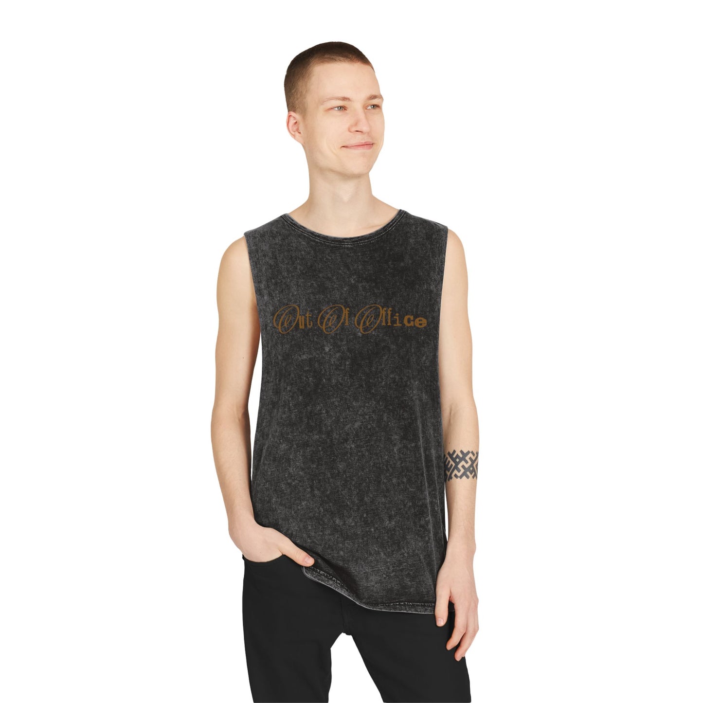 Day Off Light Unisex Stonewash Tank Top