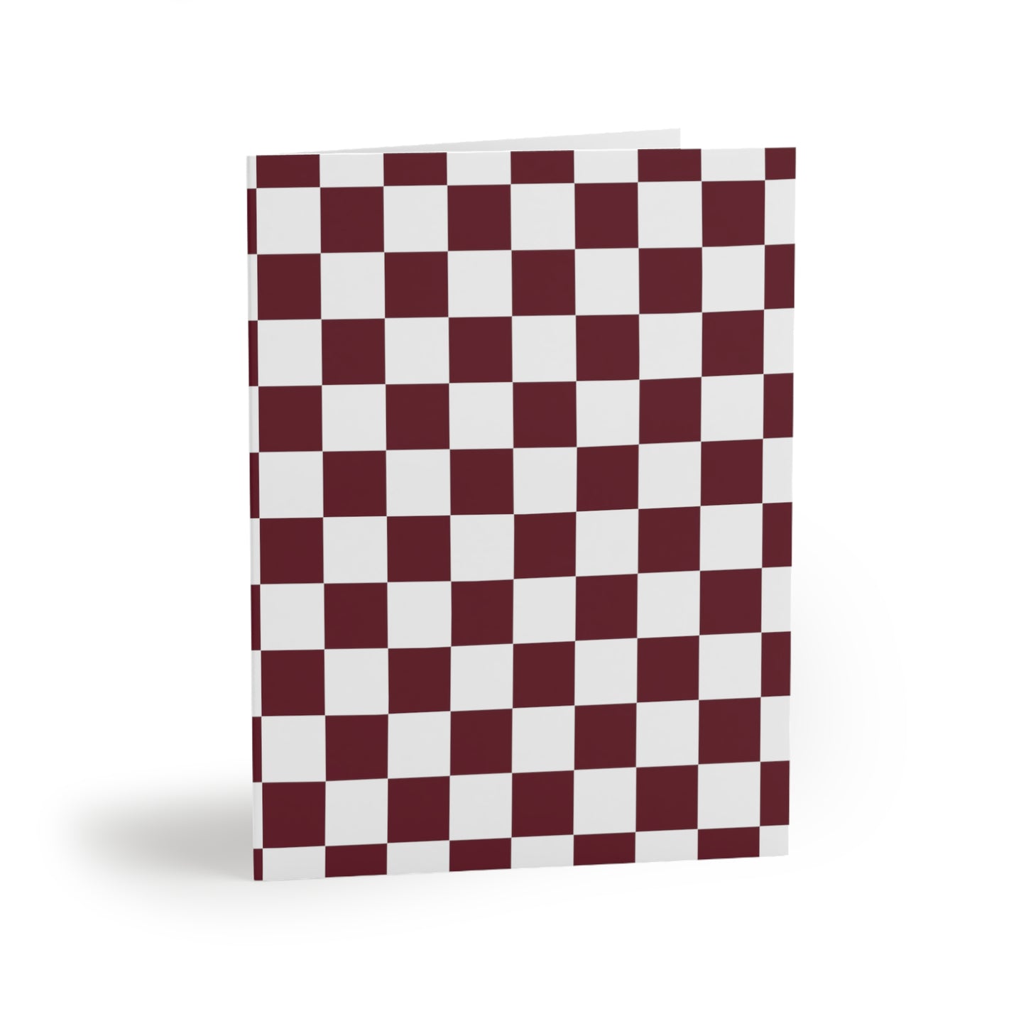 Pomegranate Check Greeting cards (8, 16, and 24 pcs)