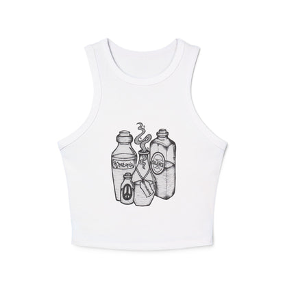 Choose Violence Women's Micro Rib Racer Tank Top