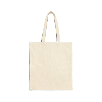 Day Off Dark Cotton Canvas Tote Bag