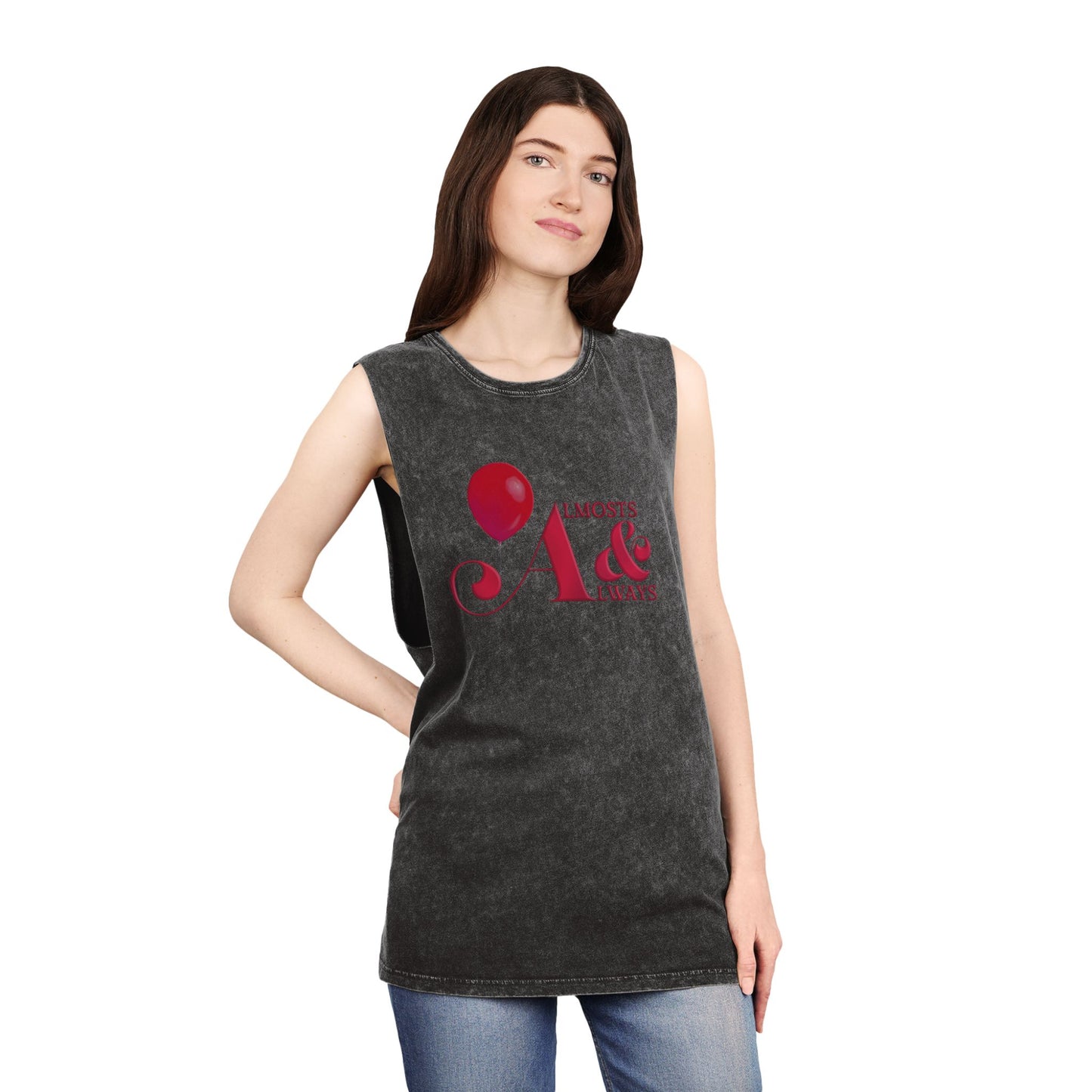 Almosts & Always Unisex Stonewash Tank Top