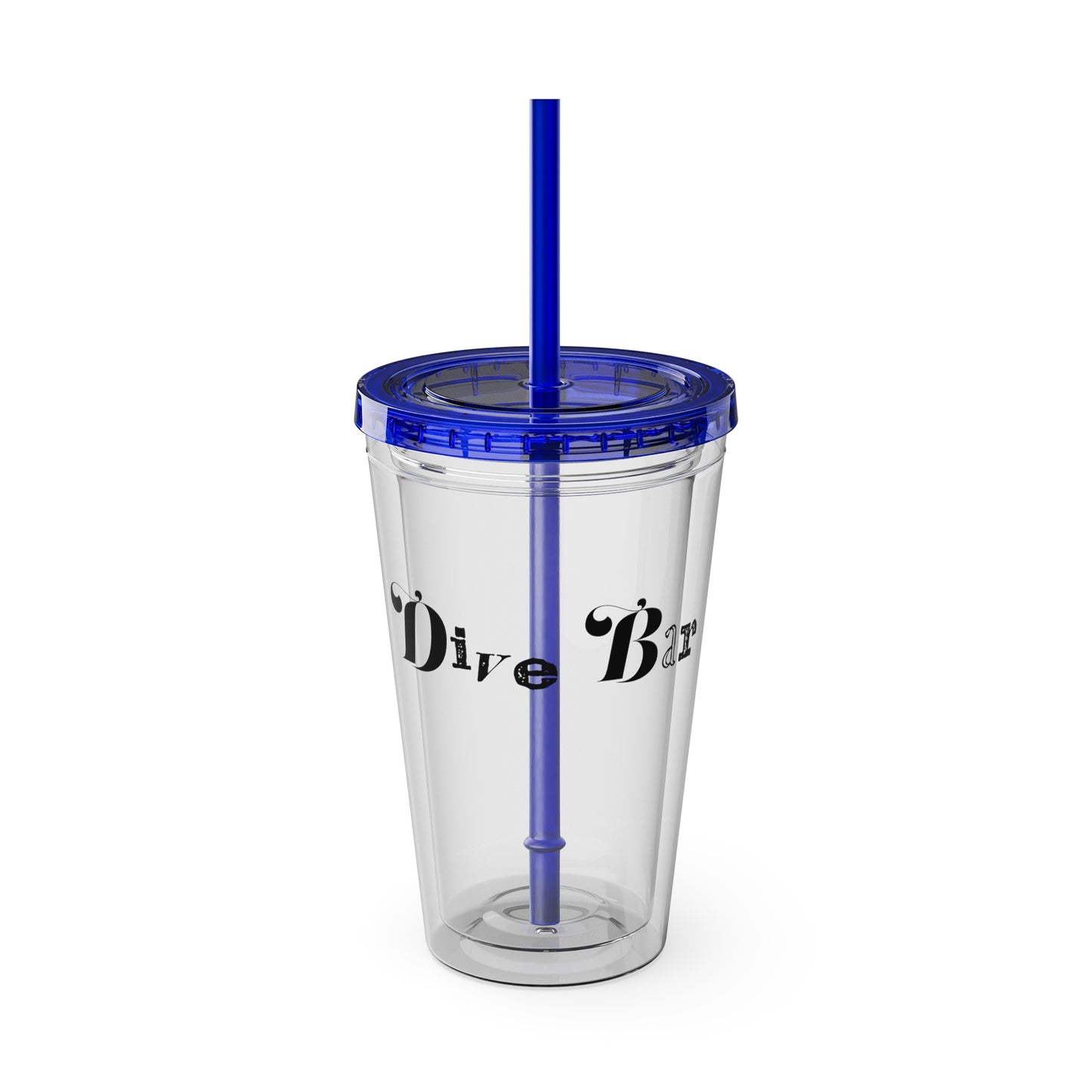 Dive Bar Sunsplash Tumbler with Straw, 16oz