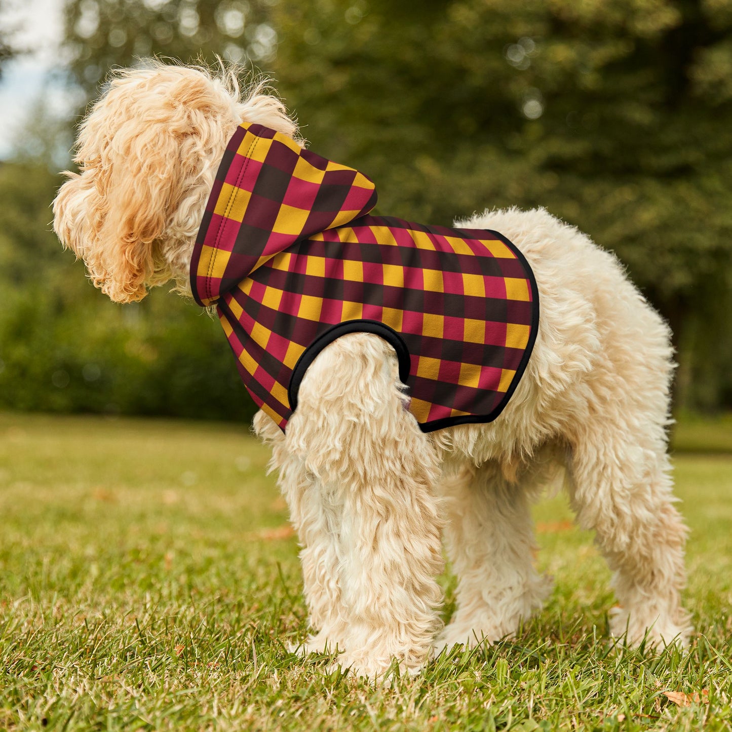 Warmest Winter Check Pet Hoodie