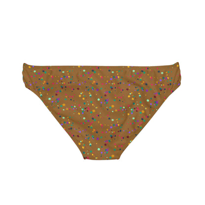 Color Chaos Loop Tie Side Bikini Bottom