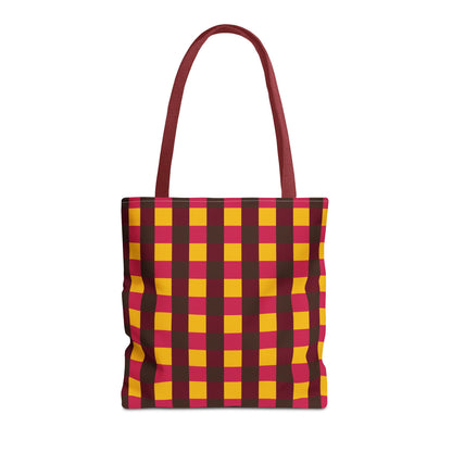 Warmest Winter Check Tote Bag