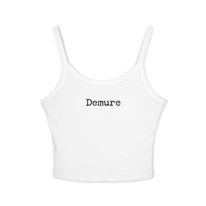 Demure Women's Spaghetti Strap Tank Top