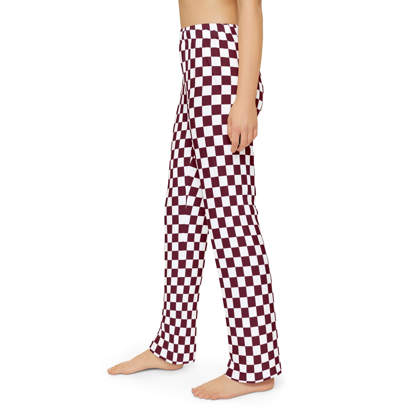 Pomegranate Check Kids Pajama Pants