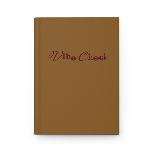 Vibe Check Hardcover Journal Matte