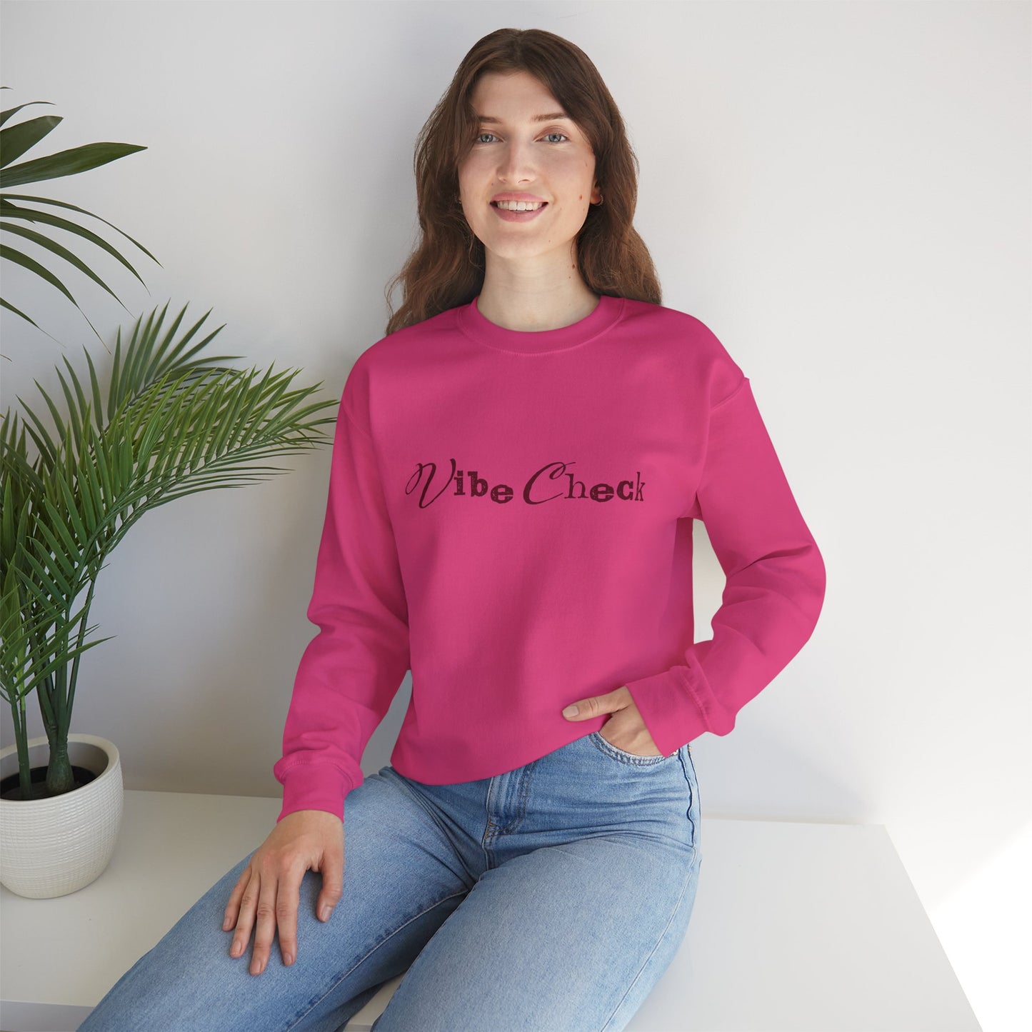 Vibe Check Unisex Heavy Blend™ Crewneck Sweatshirt