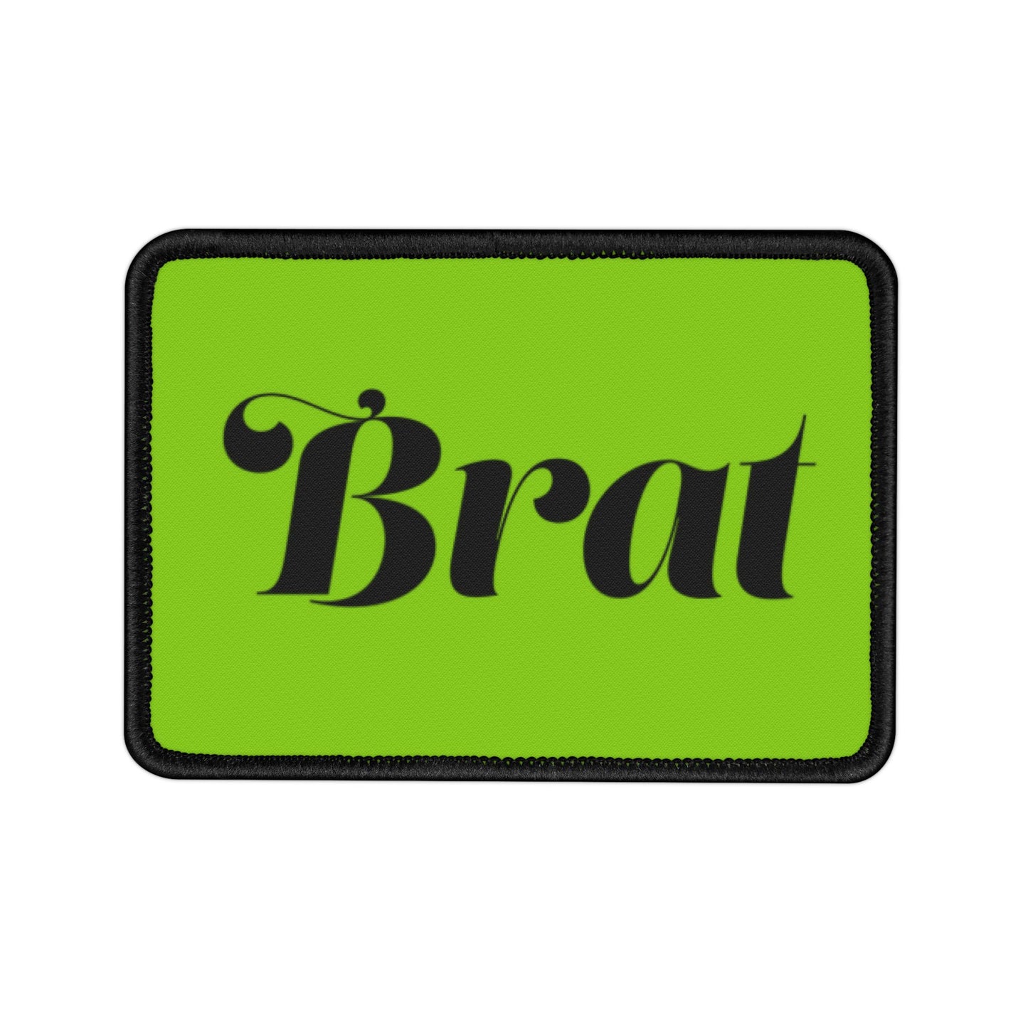 Brat Iron-On Patches