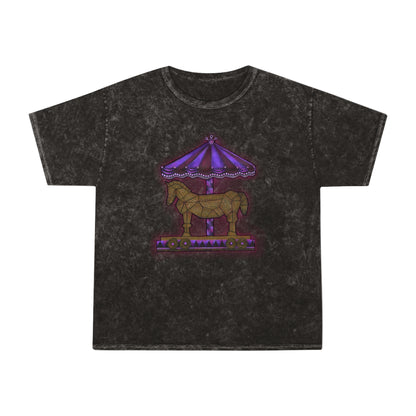 Trojan Carousel Unisex Mineral Wash T-Shirt