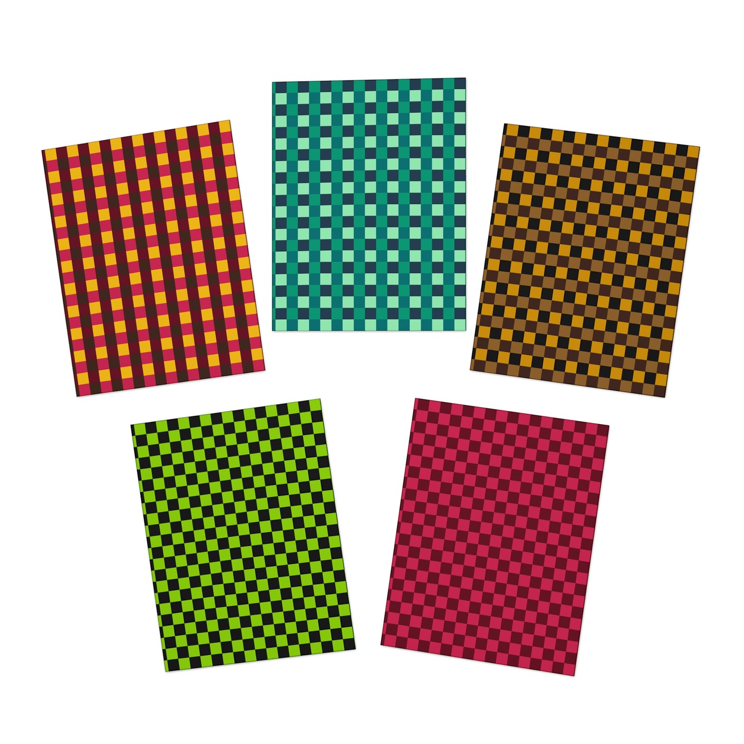 The Check Collection Multi-Design Greeting Cards (5-Pack)