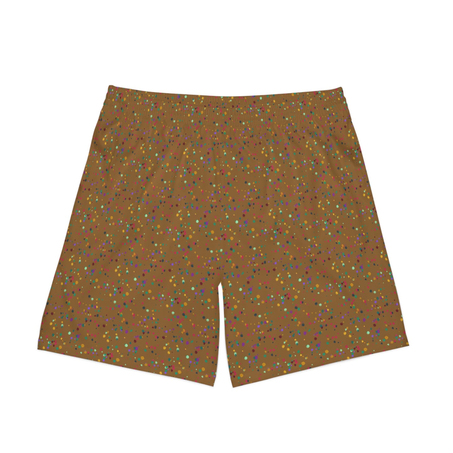 Color Chaos Men's Elastic Beach Shorts