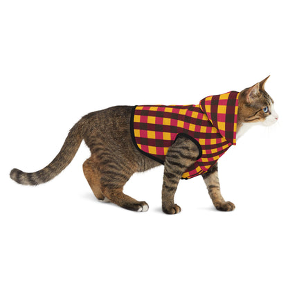 Warmest Winter Check Pet Hoodie