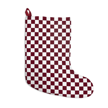 Pomegranate Check Christmas Stockings