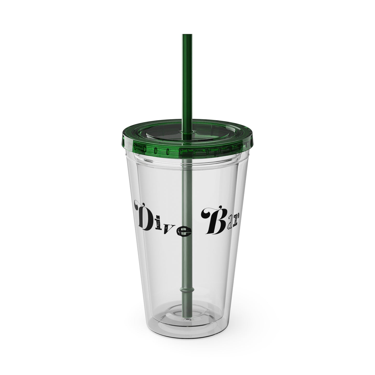 Dive Bar Sunsplash Tumbler with Straw, 16oz