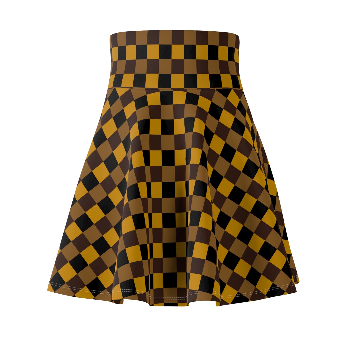 CHEM Check Women's Skater Skirt