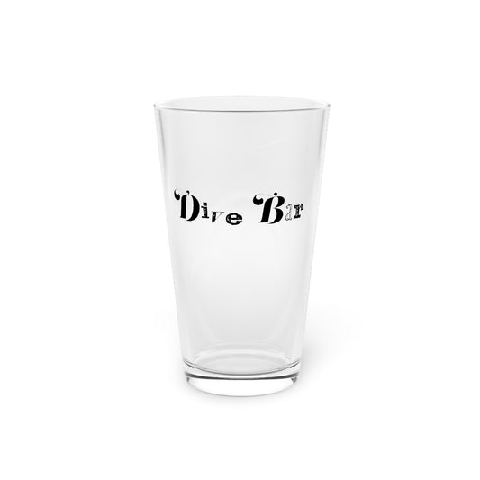 Dive Bar Pint Glass, 16oz