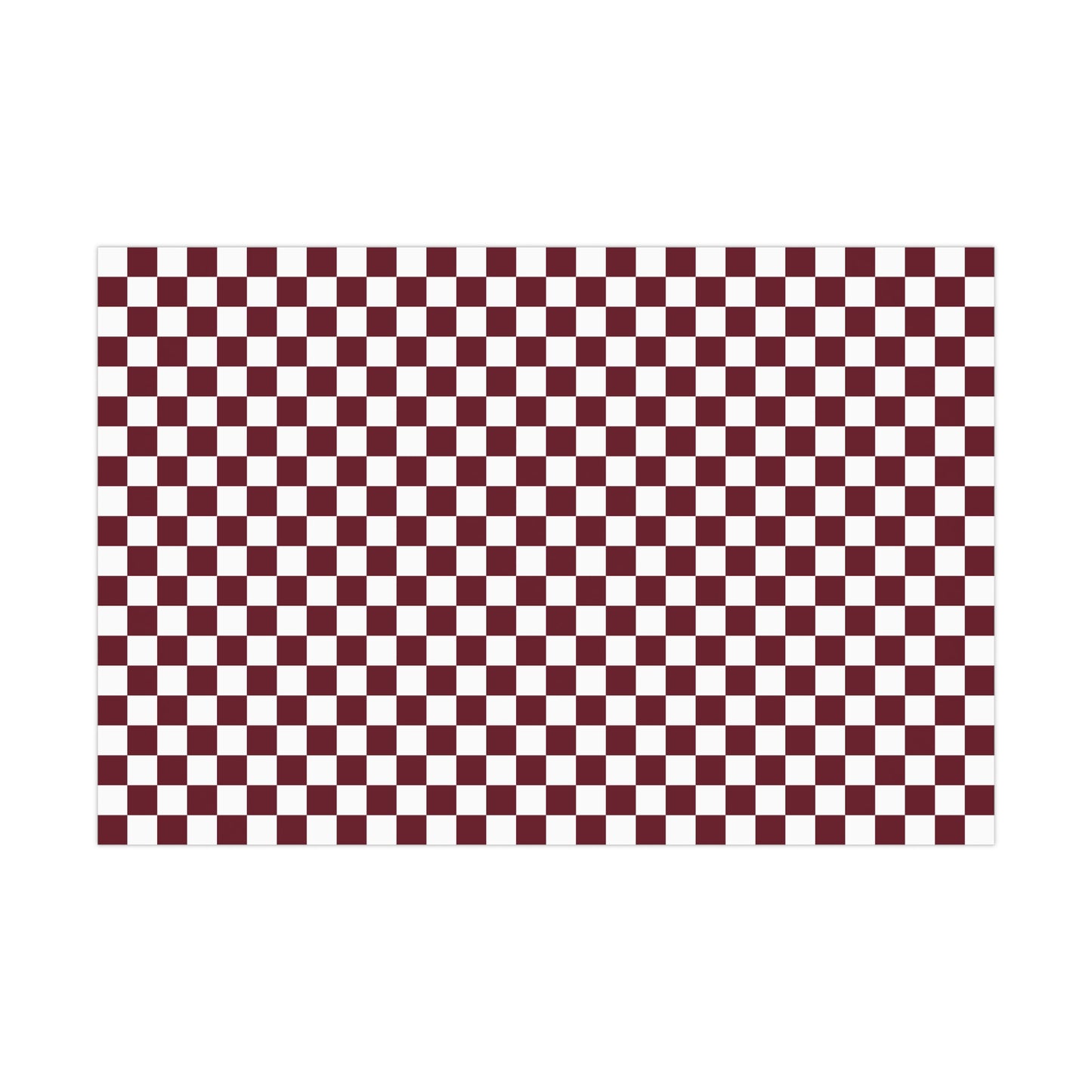 Pomegranate Check Gift Wrap Paper