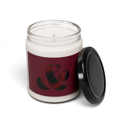 Burned Scented Soy Candle, 9oz