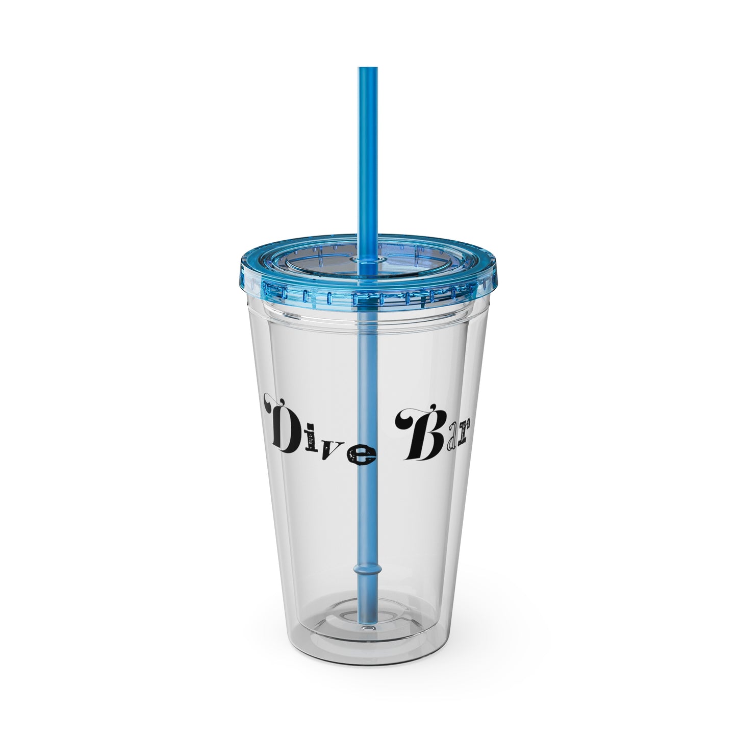 Dive Bar Sunsplash Tumbler with Straw, 16oz