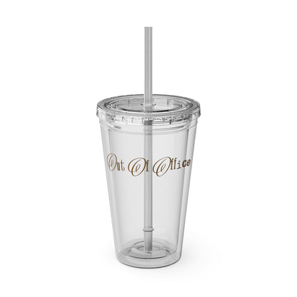 Day Off Light Sunsplash Tumbler with Straw, 16oz