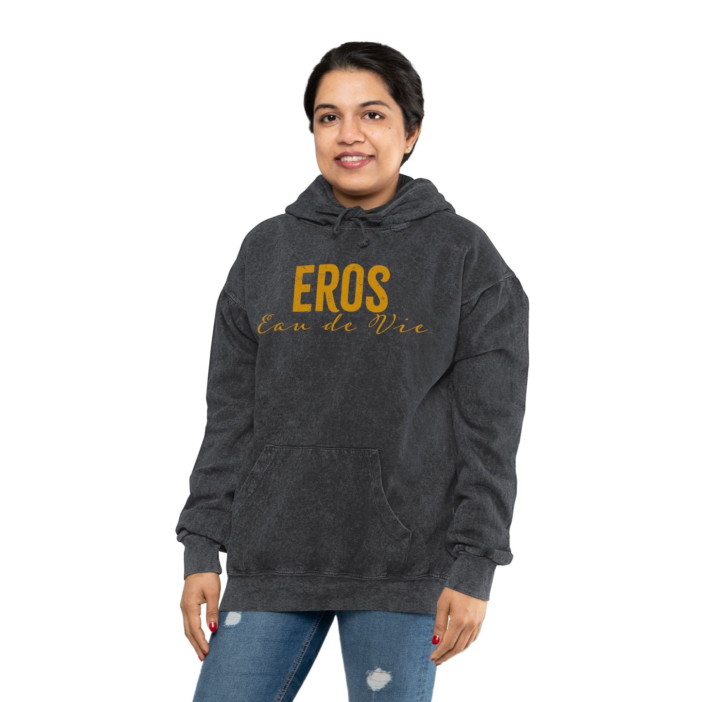 Eros Unisex Mineral Wash Hoodie