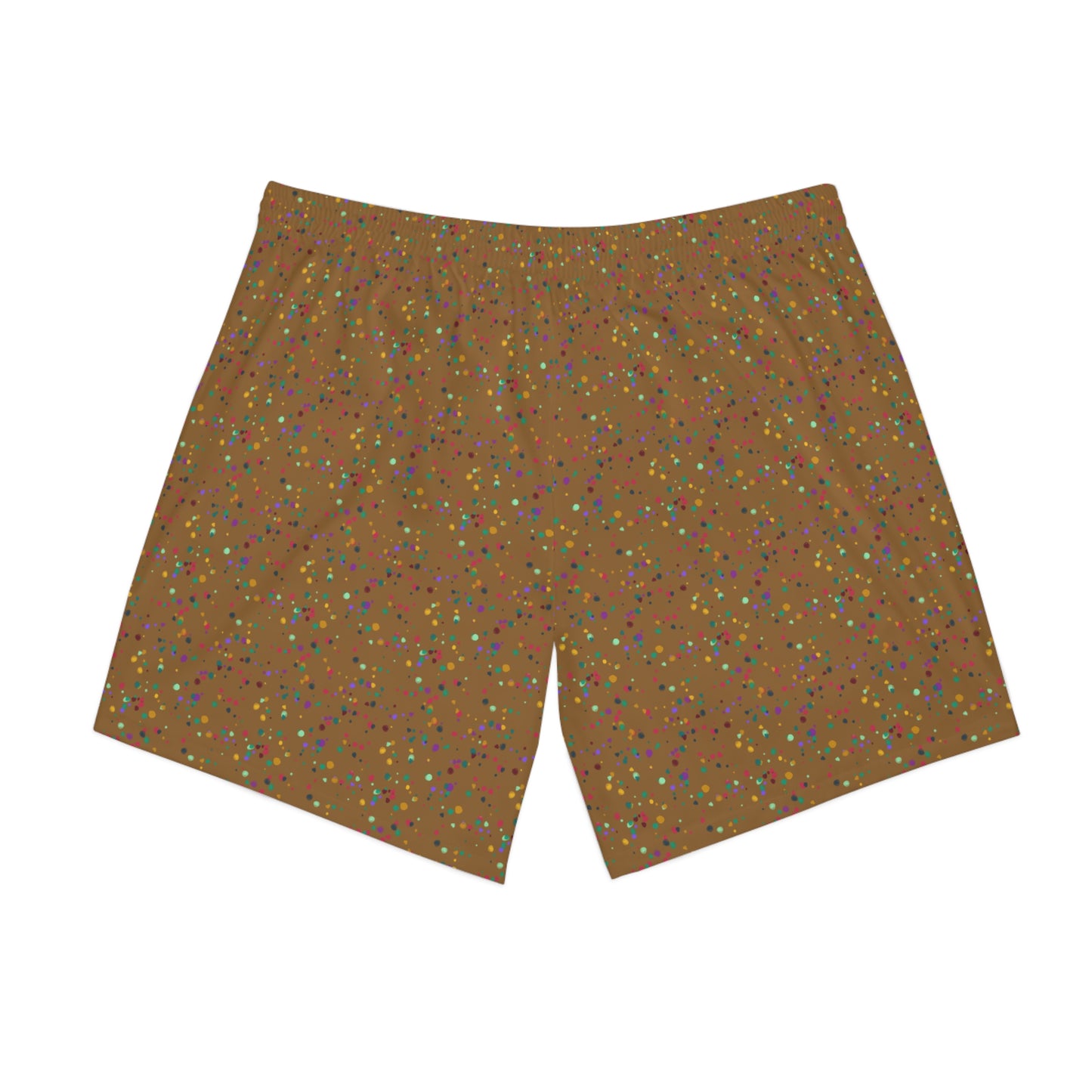 Color Chaos Men's Elastic Beach Shorts