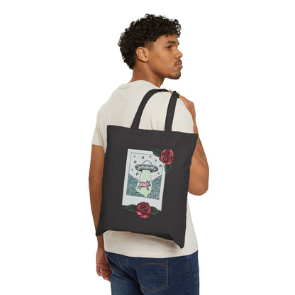 Down Bad Cotton Canvas Tote Bag