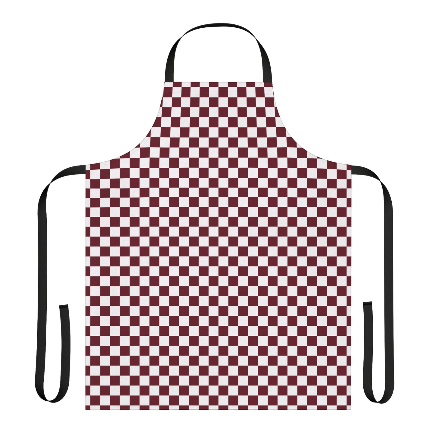 Pomegranate Check Apron