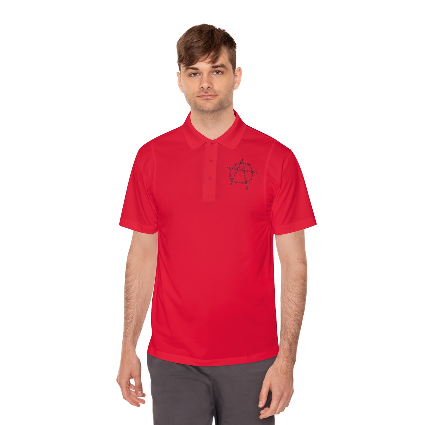 A is For Abbreviation Men's Sport Polo Shirt