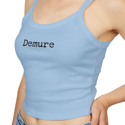 Demure Women's Spaghetti Strap Tank Top