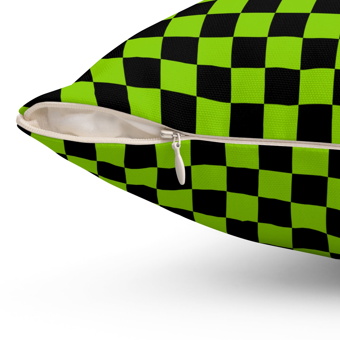 Brat Check Spun Polyester Square Pillow