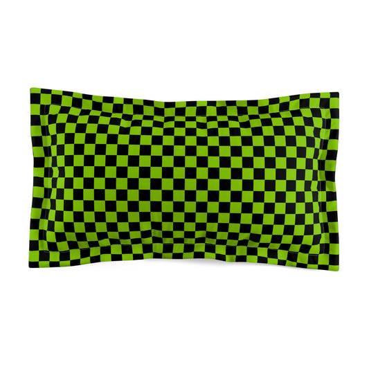 Brat Check Microfiber Pillow Sham