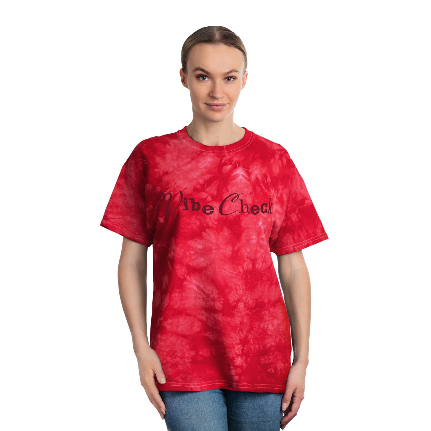 Vibe Check Tie-Dye Tee, Crystal