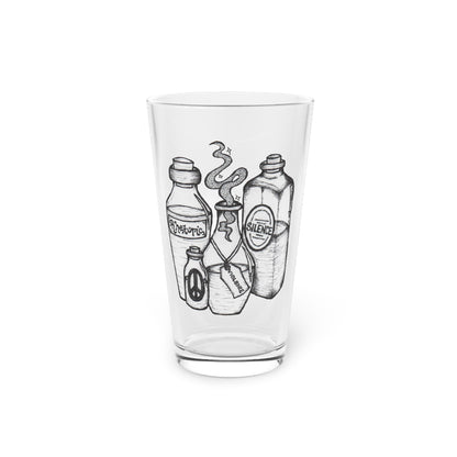 Choose Violence Pint Glass, 16oz