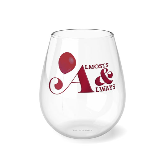 Almosts & Always Stemless Wine Glass, 11.75oz