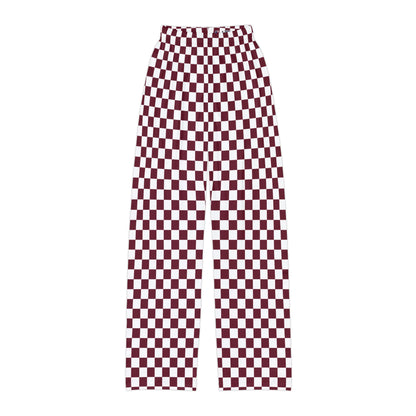 Pomegranate Check Kids Pajama Pants