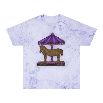 Trojan Carousel Unisex Color Blast T-Shirt