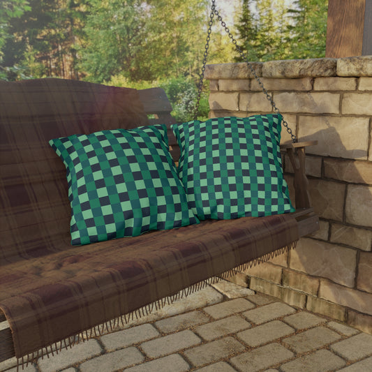 Already Coolest Check Outdoor Pillow