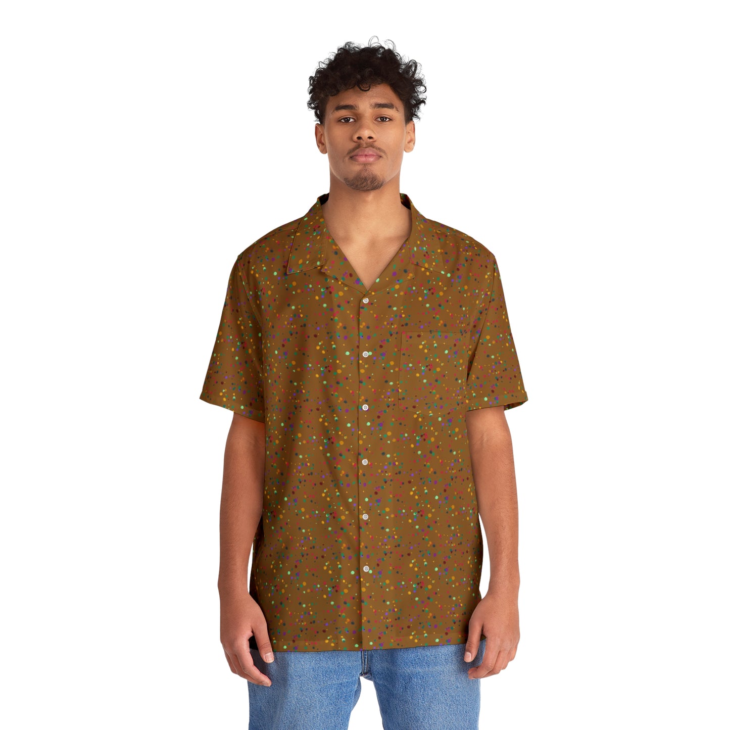 Color Chaos Men's Hawaiian Shirt