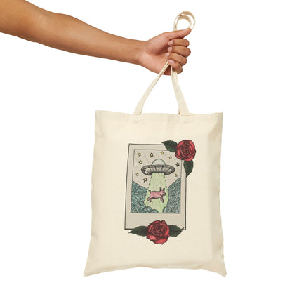 Down Bad Cotton Canvas Tote Bag