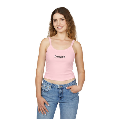 Demure Women's Spaghetti Strap Tank Top