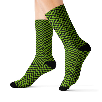 Brat Check Sublimation Socks