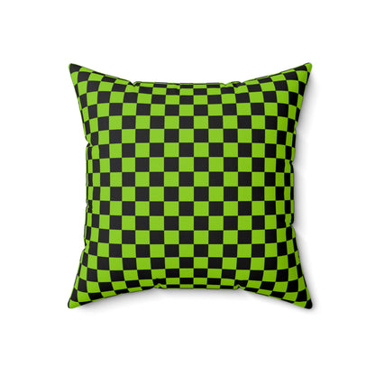 Brat Check Spun Polyester Square Pillow