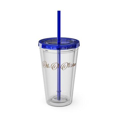 Day Off Light Sunsplash Tumbler with Straw, 16oz