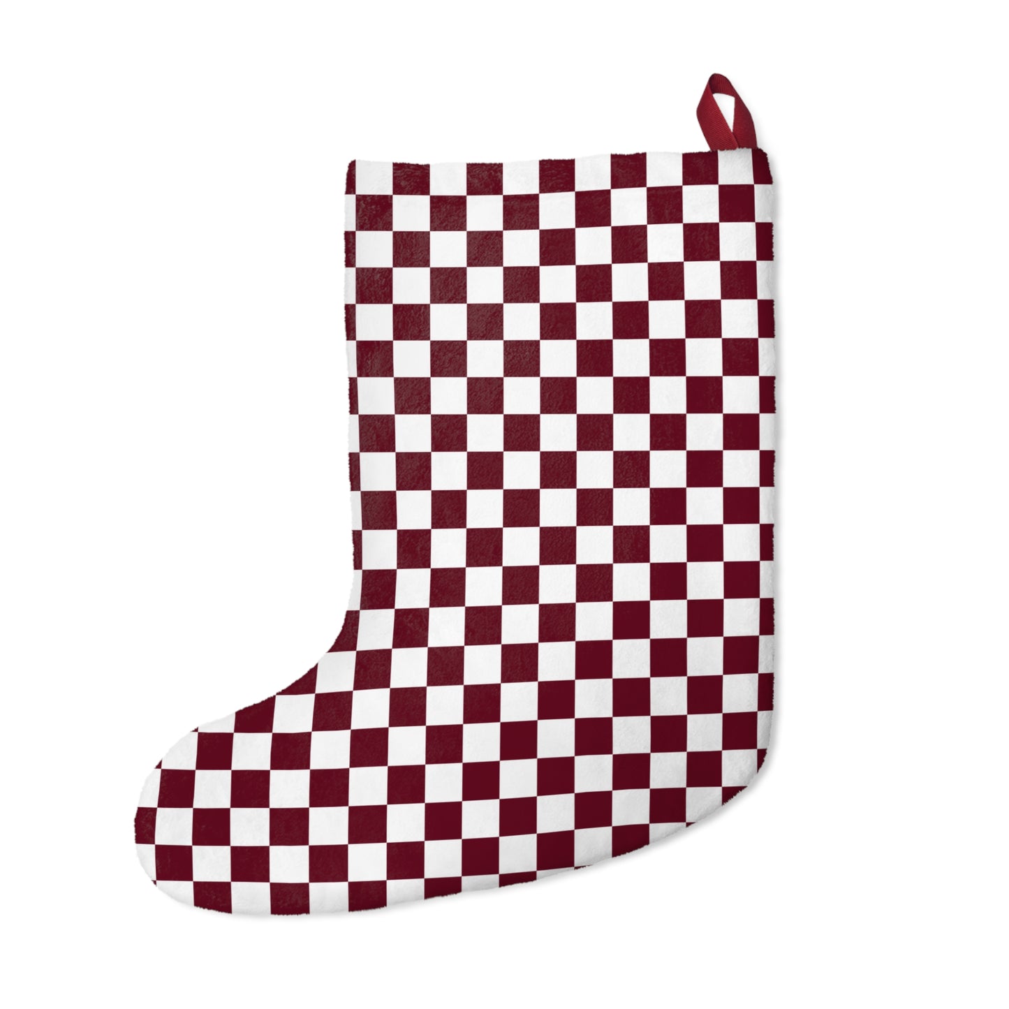 Pomegranate Check Christmas Stockings