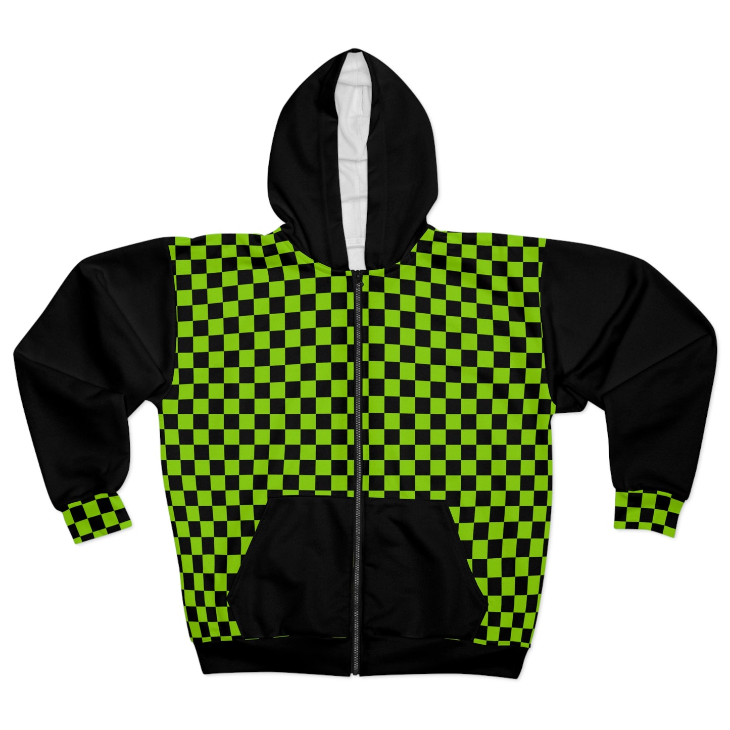 Brat Check Unisex Zip Hoodie