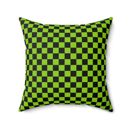 Brat Check Spun Polyester Square Pillow