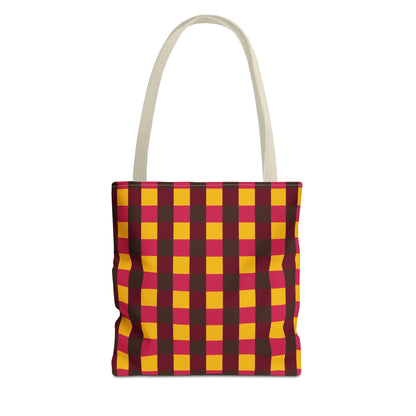 Warmest Winter Check Tote Bag